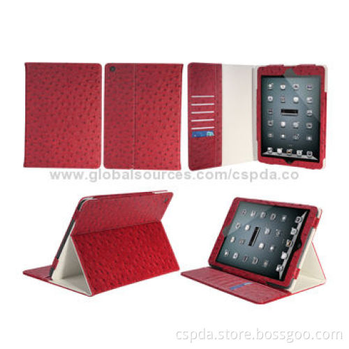 Hot Selling PU Leather Air Case w/Back Standing Function for iPad, Card Slots, in Different Colors